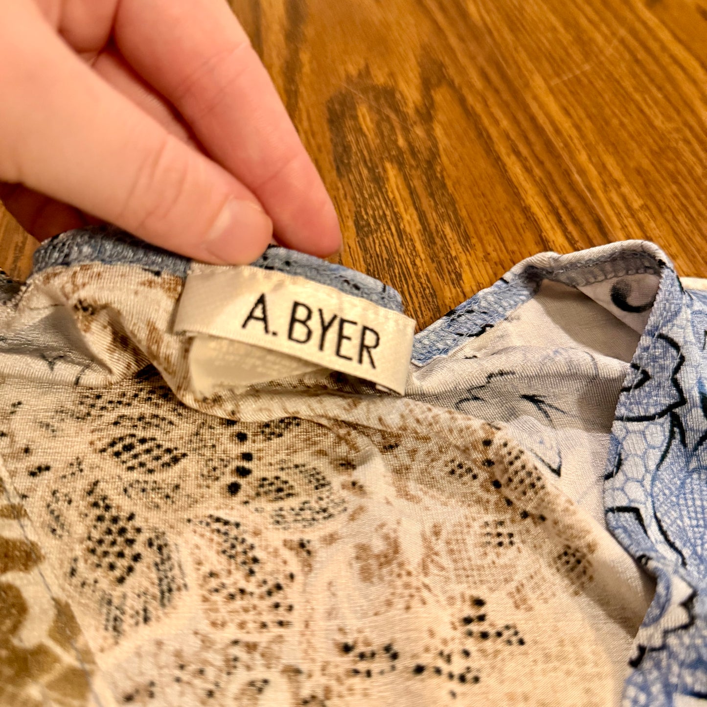 Vintage 90s / 2000s A Byer Y2K Whimsical Floral Babydoll Top