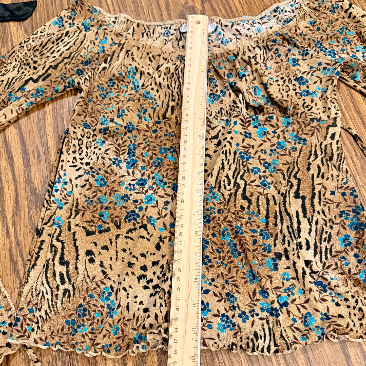Vintage 90s / 2000s y2k Self Esteem Bell Sleeve Baby Doll Top