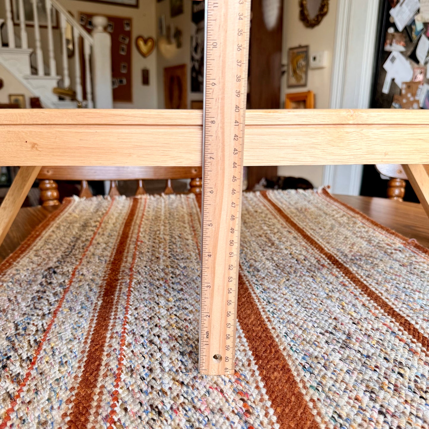 Vintage Sunflower Floral Motif Lap Desk Tray Table TV Tray