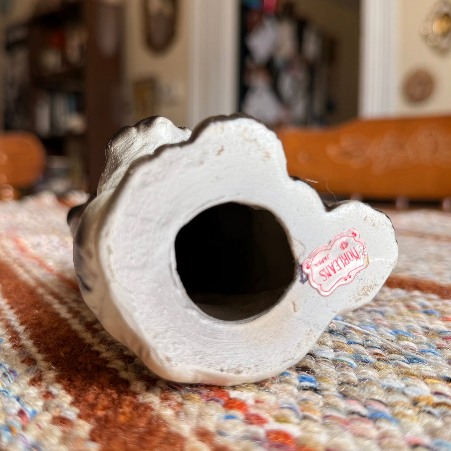 Vintage 1970s Sick Cocker Spaniel Hound Ceramic Figurine