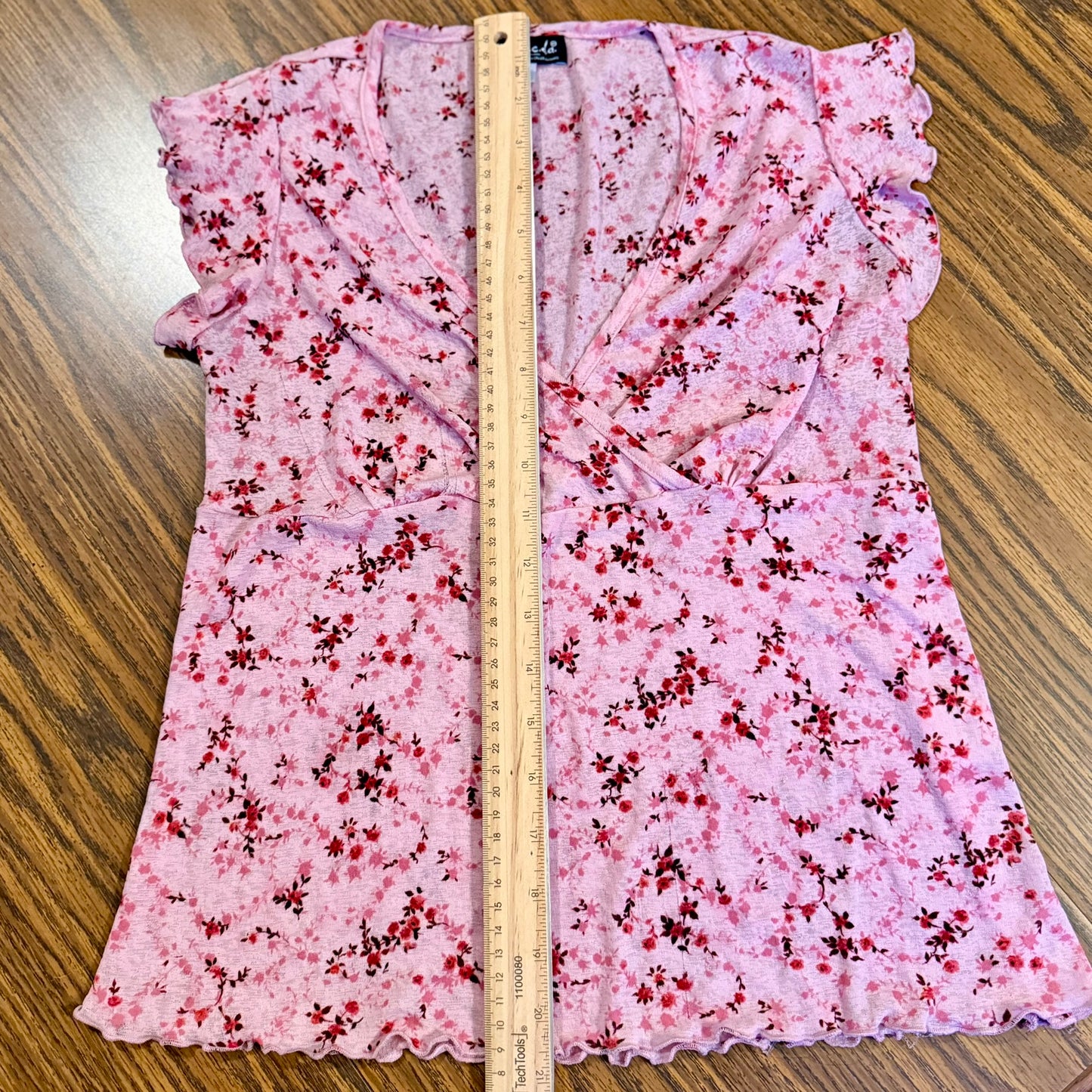 Vintage 90s / 2000s y2k b.i.y.a.y.c.d.a. Floral Baby Doll Top
