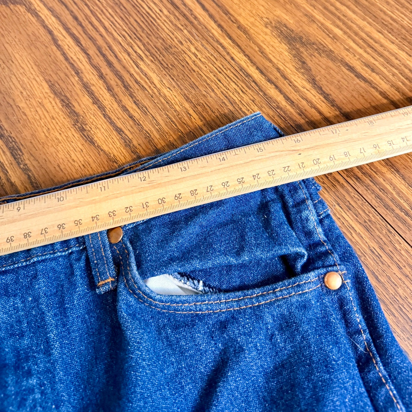 Vintage Wrangler 936DEN Heavy Cotton Denim Jeans - Made in USA