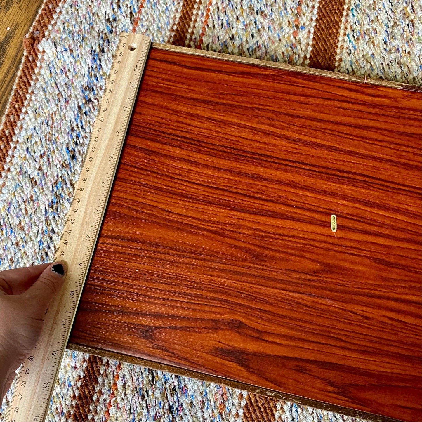 Vintage Mid-Century Modern Wooden Swan Serving / Trinket Tray