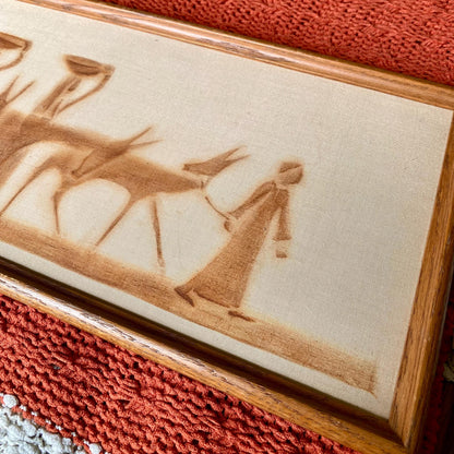 Bohemian Minimalist McGowan Knipe Framed Fine Art on Fabric
