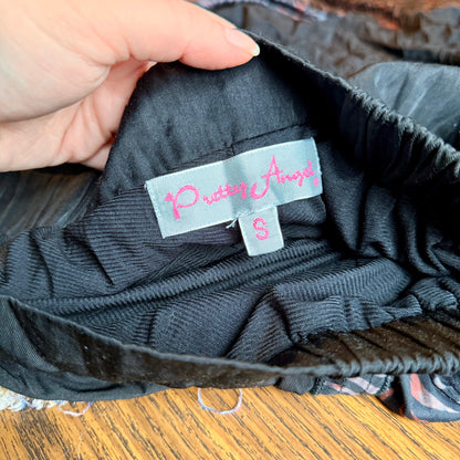 Y2K Pretty Angel Tiered and Layered Animal Print Whimsical Maxi Skirt