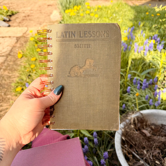 Smith Latin Lessons Handmade Junk Journal