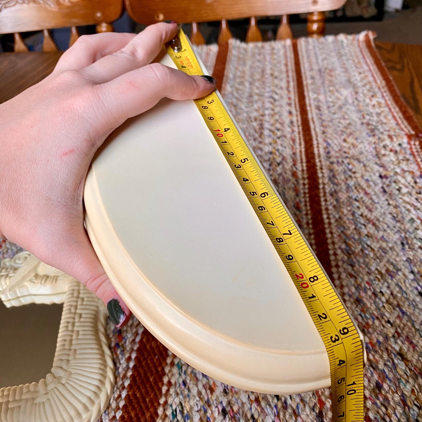 Vintage Burwood Lovebird Doves Mirror and Shelf Two Piece Set