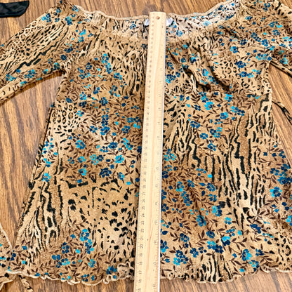 Vintage 90s / 2000s y2k Self Esteem Bell Sleeve Baby Doll Top