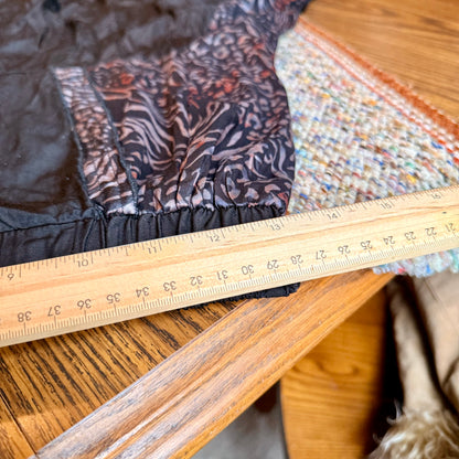 Y2K Pretty Angel Tiered and Layered Animal Print Whimsical Maxi Skirt