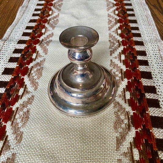 Vintage Silver Plated Candlestick Holder