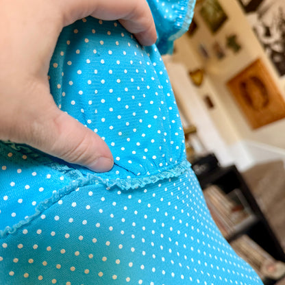 Vintage 90s / 2000s y2k Studio Y Polka Dot Baby Doll Top