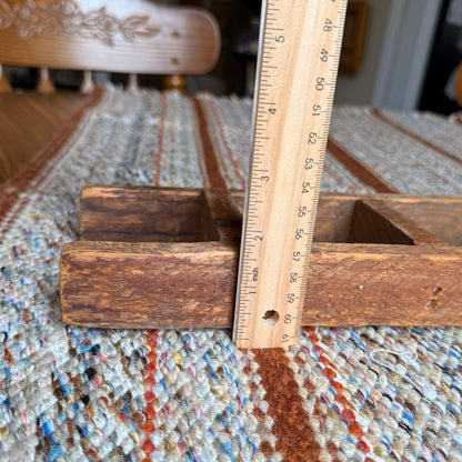 Vintage Rustic Wooden Farmhouse Ladder Curio Shelf Wall Hanging