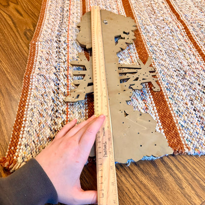 Vintage Mid-Century Modern HomcoFarmhouse Country Floral Mailbox Wall Hanging