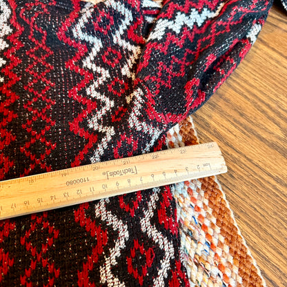 Vintage Robert Bruce Geometric Patterned Grandpa Sweater