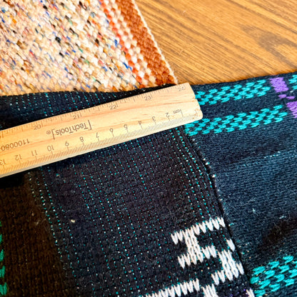 Vintage 80s Geometric Plaid Video Game Style Weeds Grandpa Sweater