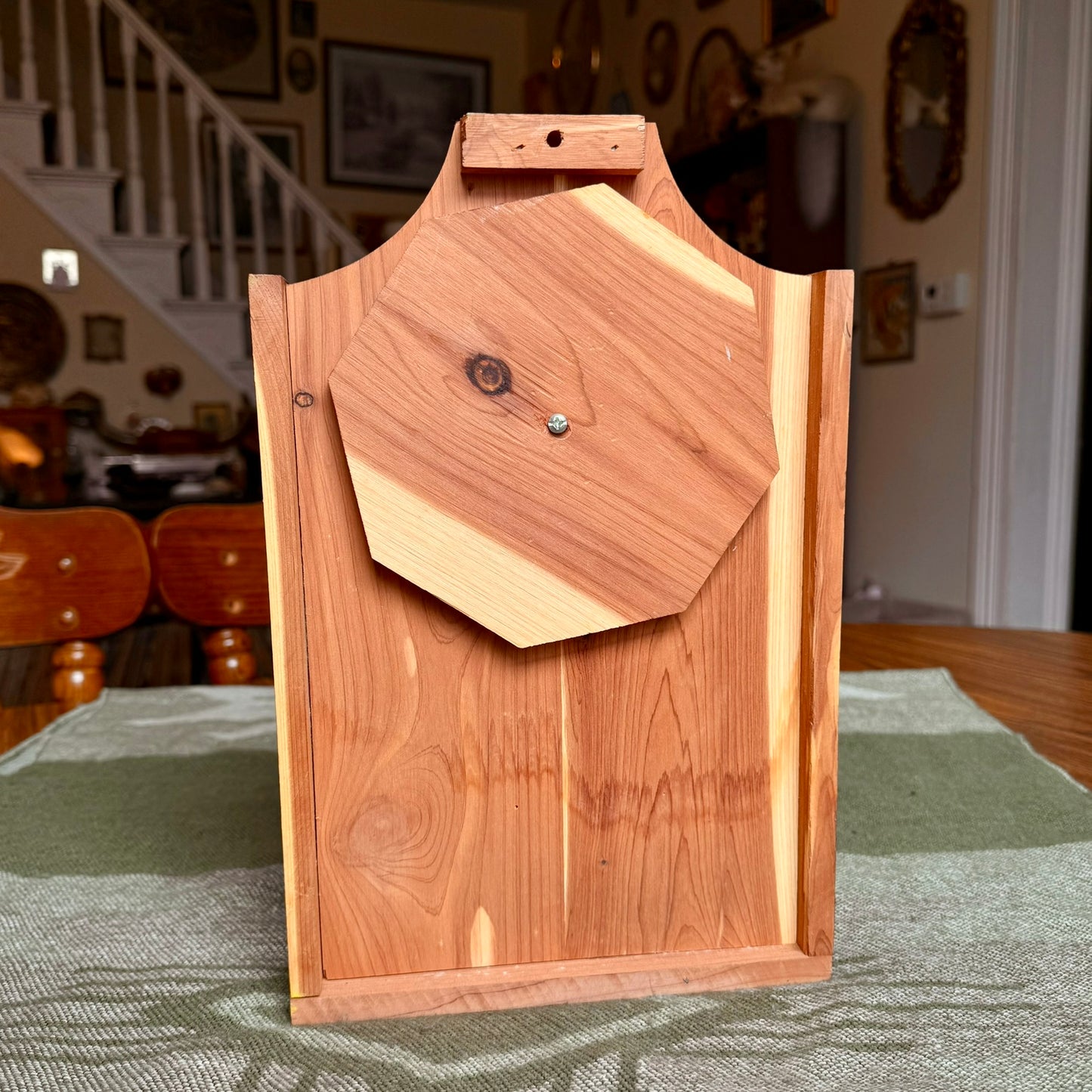 Vintage Wooden Folk Art Perpetual Calendar - West Virginia Souvenir