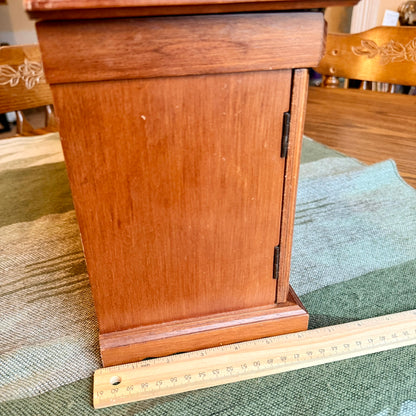 Large Vintage Mid-Century Modern Credenza Style Jewelry Box