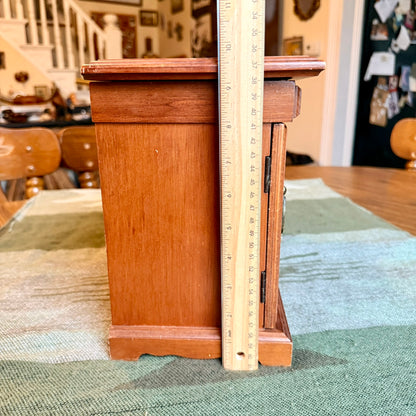 Large Vintage Mid-Century Modern Credenza Style Jewelry Box