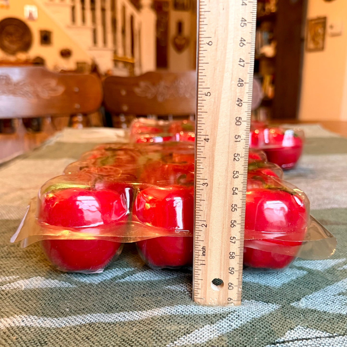 Set of 24 Vintage Apple Christmas Tree Ornaments - New in Box