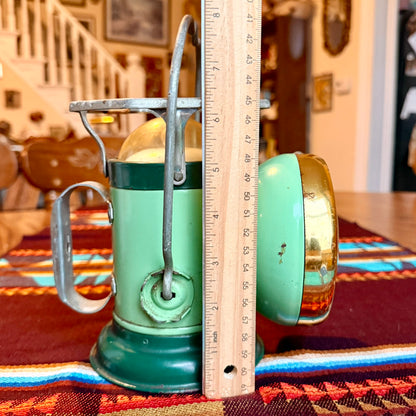 Vintage Retro Green Delta Electric Company Power Light Lantern