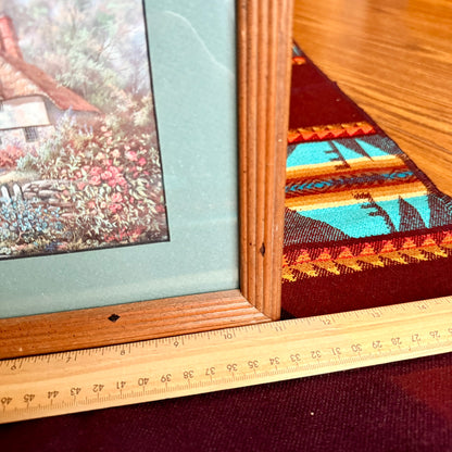 Carl Valente "Pathway to Penhurst" Print in Wooden Frame