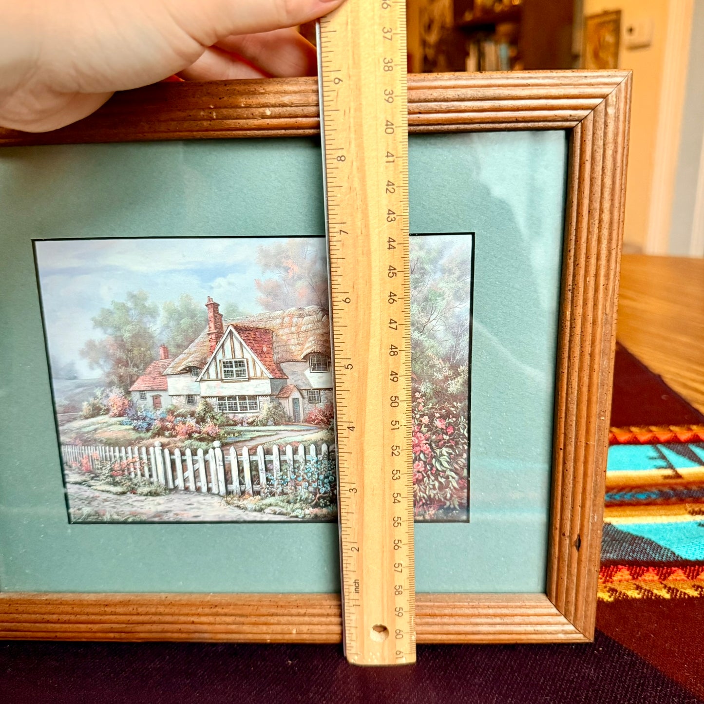 Carl Valente "Pathway to Penhurst" Print in Wooden Frame