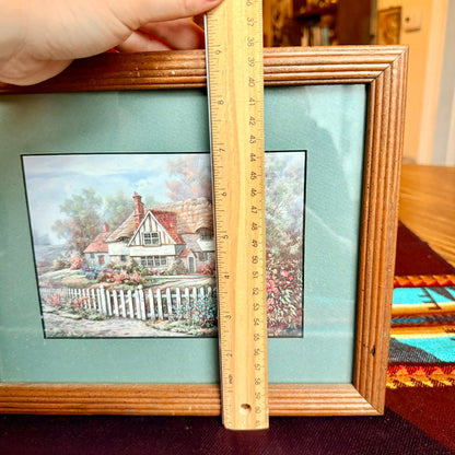 Carl Valente "Pathway to Penhurst" Print in Wooden Frame