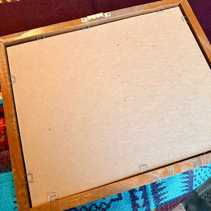 Carl Valente "Pathway to Penhurst" Print in Wooden Frame