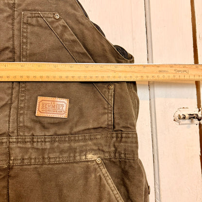 Vintage Schmidt's Workwear Canvas Overall's Youth Large - See Measurements
