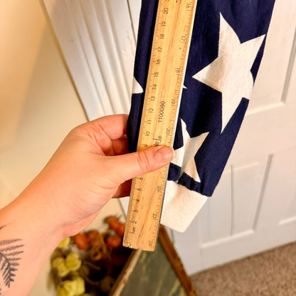 Vintage Frederick's of Hollywood Upcycled Denim Jean American Flag Jacket