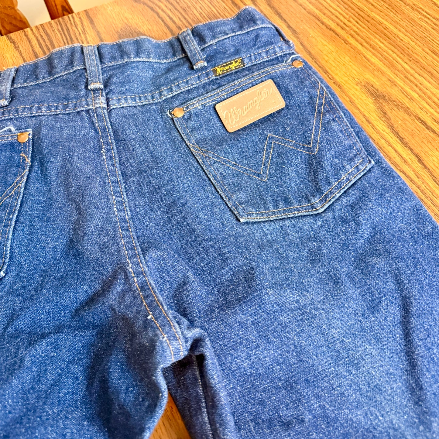 Vintage Wrangler 936DEN Heavy Cotton Denim Jeans - Made in USA