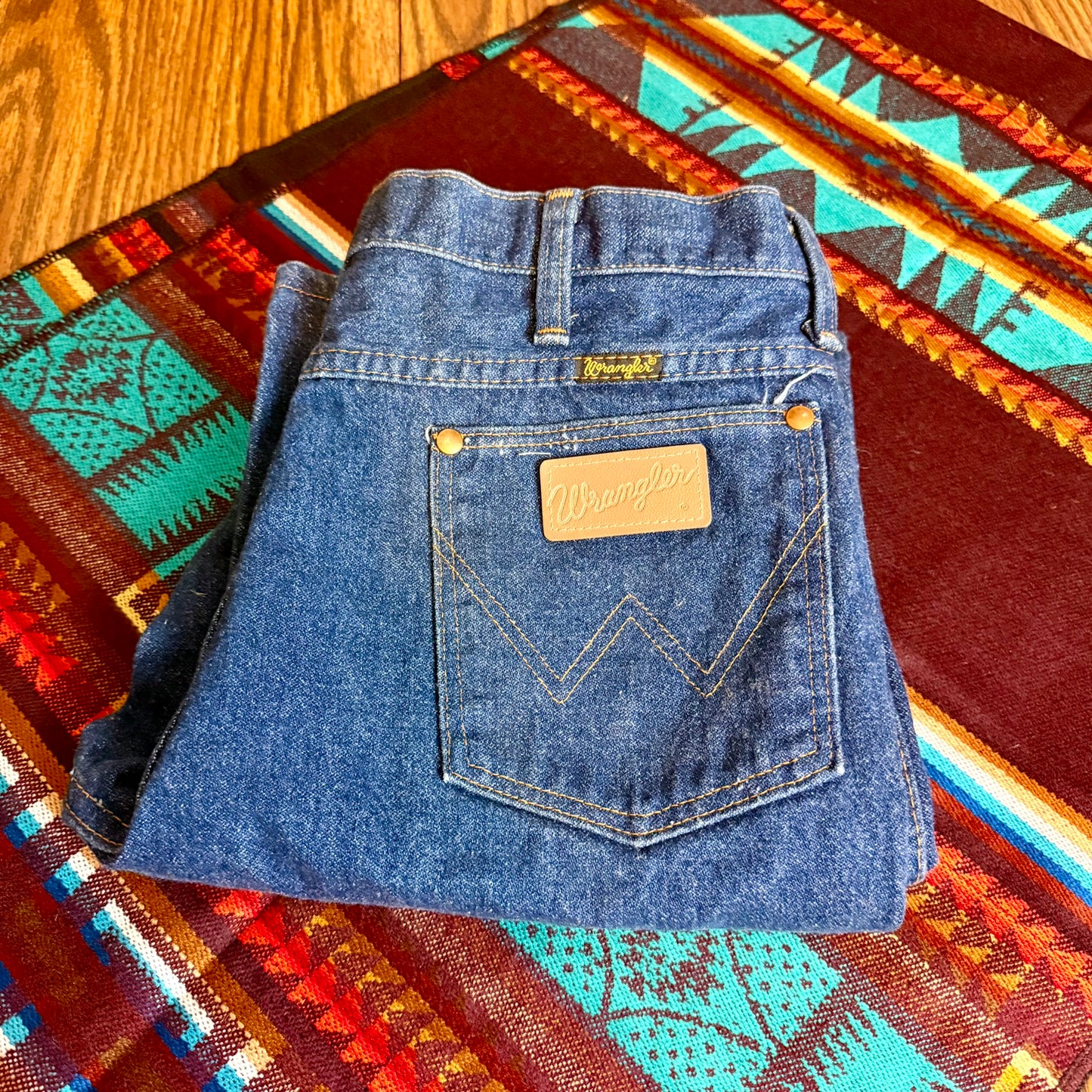 Vintage Wrangler 936DEN Heavy Cotton Denim Jeans - Made in USA