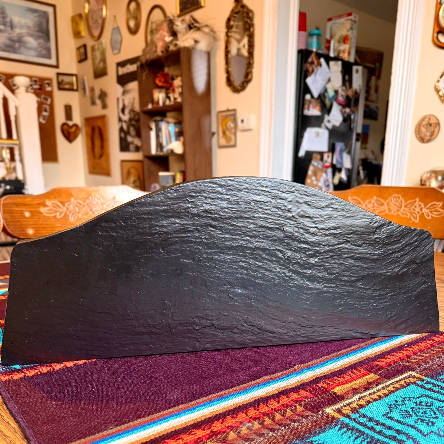 Vintage 1960s Mid-Century Modern Syroco Homco Faux Wood Wall Shelf