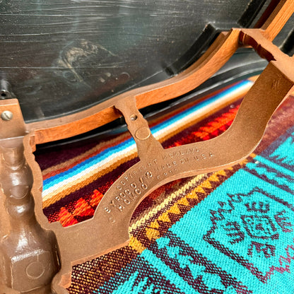 Vintage 1960s Mid-Century Modern Syroco Homco Faux Wood Wall Shelf