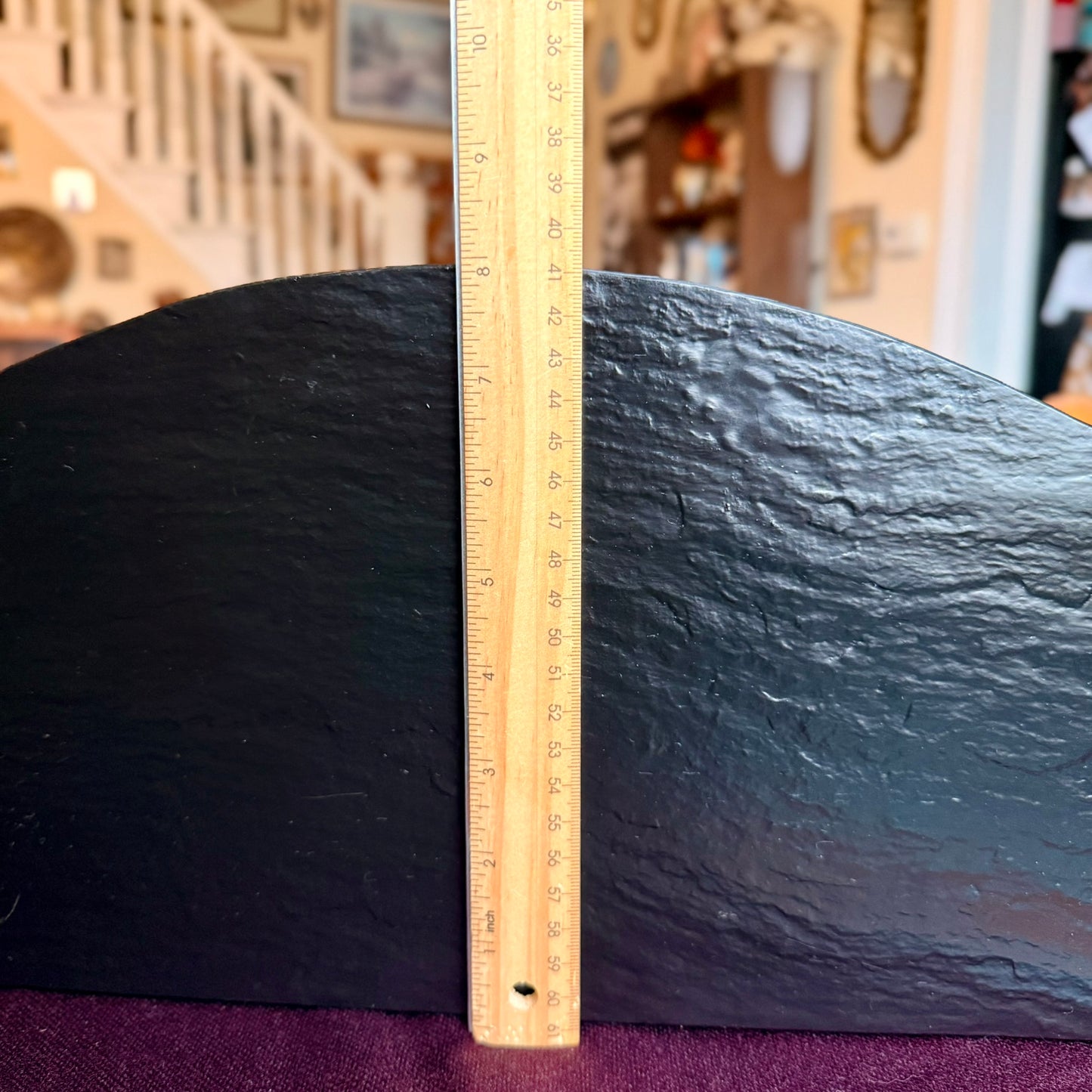 Vintage 1960s Mid-Century Modern Syroco Homco Faux Wood Wall Shelf