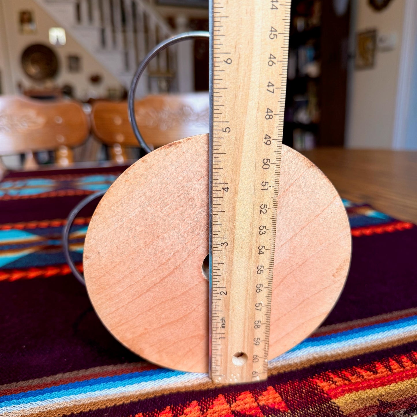 Vintage Mid-Century Modern Solid Wood Pfaltzgraff Condiment Server Caddy