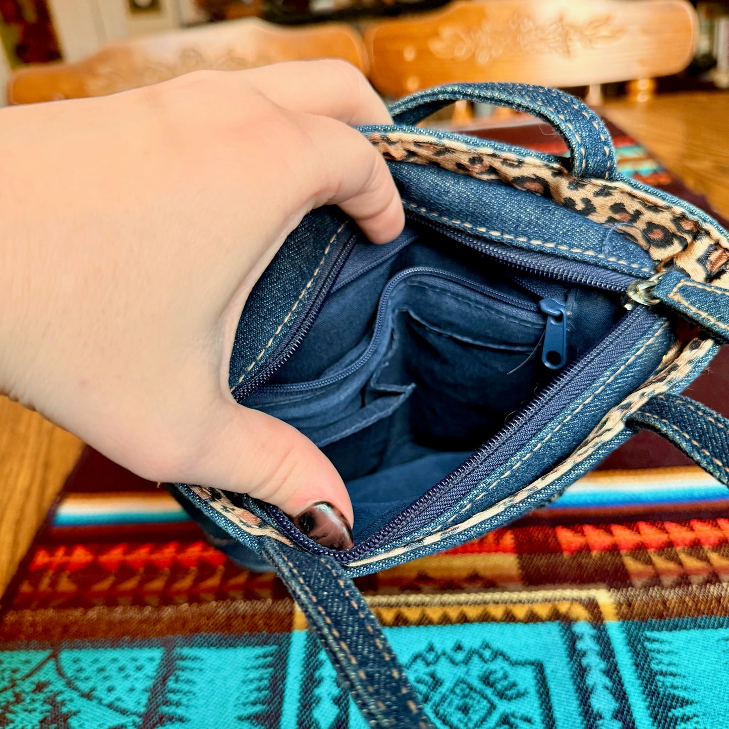 Vintage Y2K 2000s Denim Purse - Shaped Like a Pair of Jeans, Butt and All!