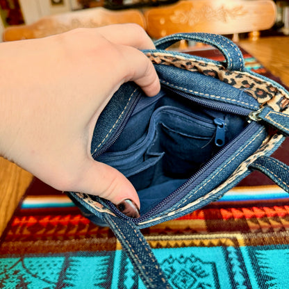 Vintage Y2K 2000s Denim Purse - Shaped Like a Pair of Jeans, Butt and All!