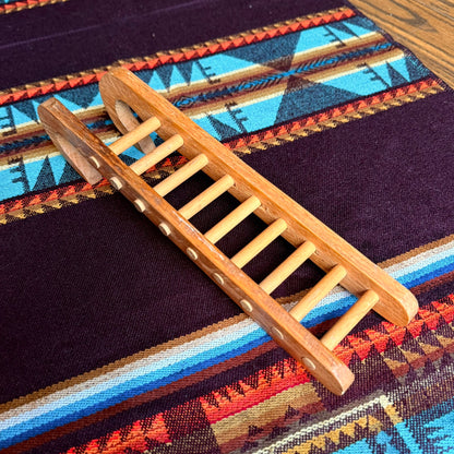 Vintage Solid Wood Hanging Ladder - Super Cute Jewelry Display!