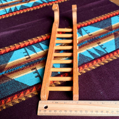 Vintage Solid Wood Hanging Ladder - Super Cute Jewelry Display!