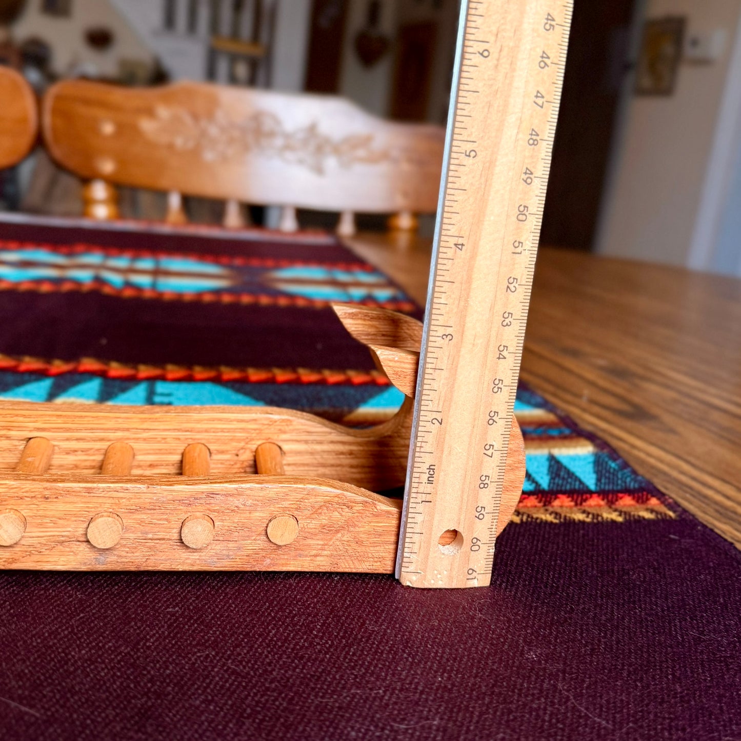 Vintage Solid Wood Hanging Ladder - Super Cute Jewelry Display!