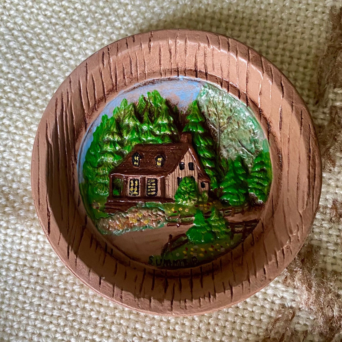 Vintage Duncan Enterprises Seasonal Ceramic Farm Coasters