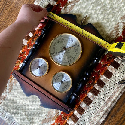 Vintage Jason Weather Station, Temperature, Humidity And Barometer